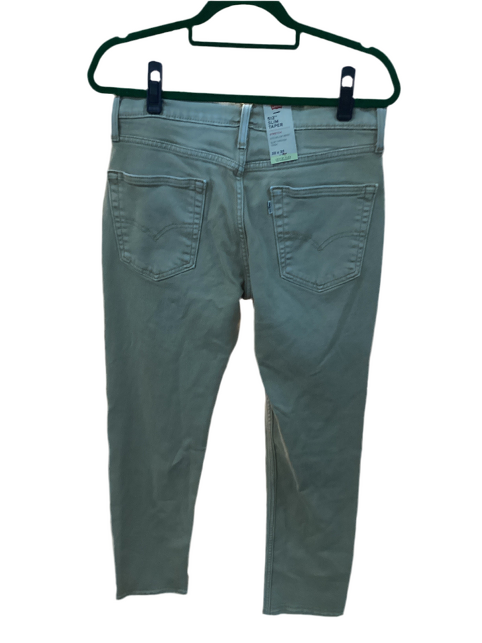 NWT men’s jeans slim beige Levi’s 32x32