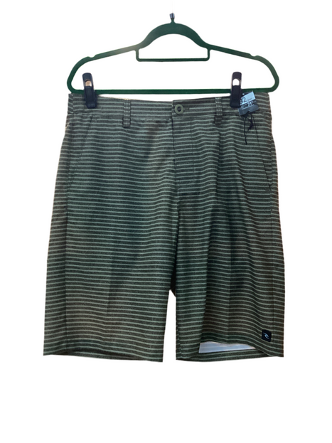 Men’s denim shorts striped brown and white Rip Curl size 32