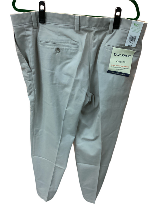 Men’s khakis classic fit gray Dockers 38x30