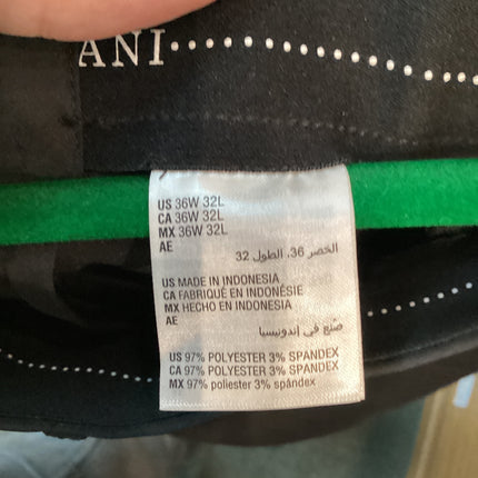 NWT men’s pants stretch black Alfani Size 36