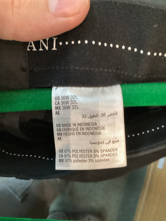 NWT men’s pants stretch black Alfani Size 36