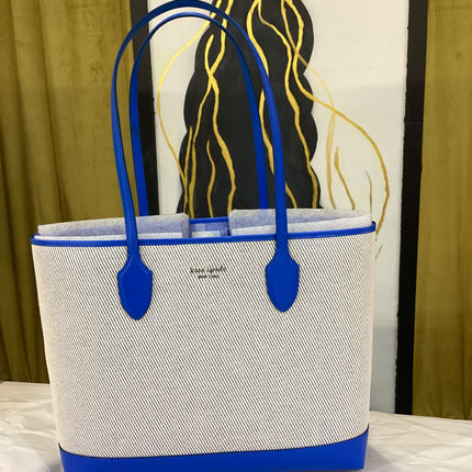NWT Kate Spade Bleecker Canvass Tote Bag