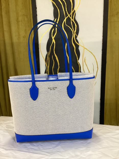 NWT Kate Spade Bleecker Canvass Tote Bag