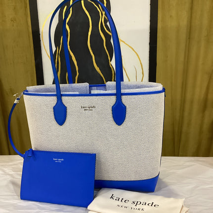 NWT Kate Spade Bleecker Canvass Tote Bag