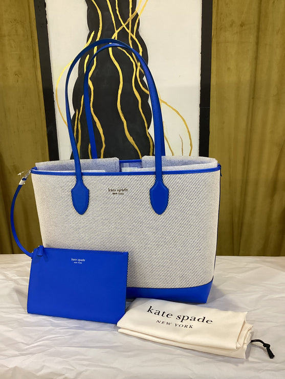 NWT Kate Spade Bleecker Canvass Tote Bag