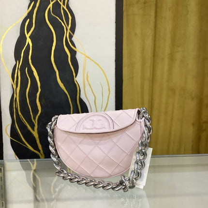 NWT Tory Burch Fleming Soft Crescent Bag