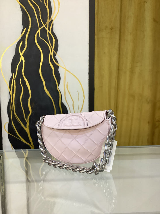 NWT Tory Burch Fleming Soft Crescent Bag