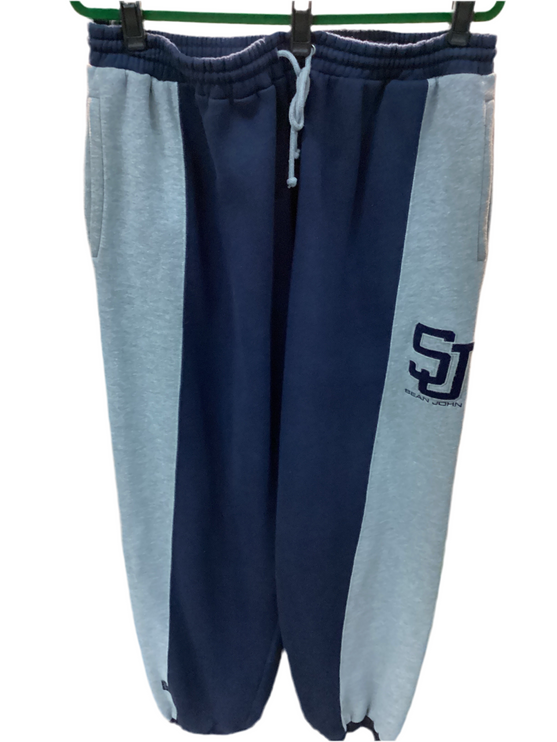Men’s sweatpants original gray and blue Sean John Extra Large