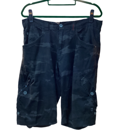 Men’s cargo shorts black and dark white Projek Raw size 34