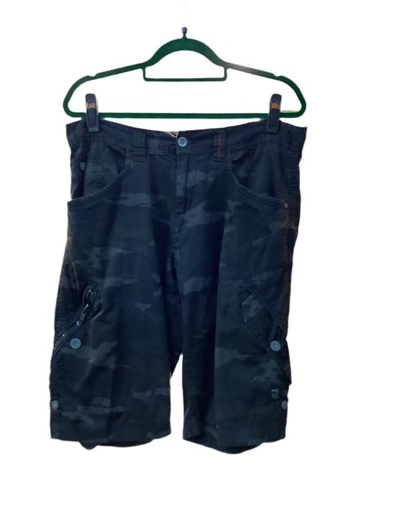 Men’s cargo shorts black and dark white Projek Raw size 34