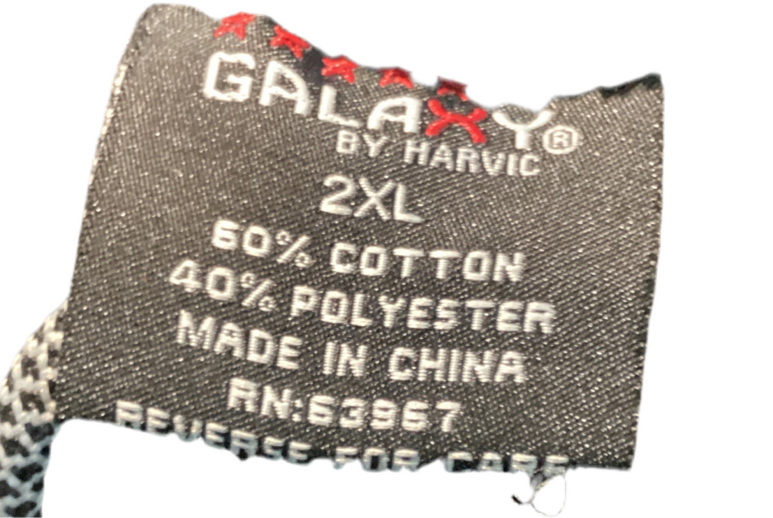 Men’s sweatpants original black Galaxy By Harvic 2XlL