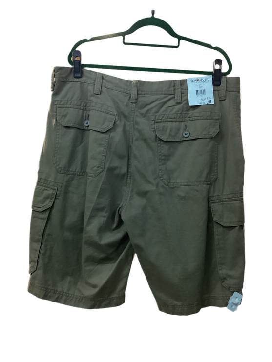 NWT men’s cargo shorts brown Sun River size 40