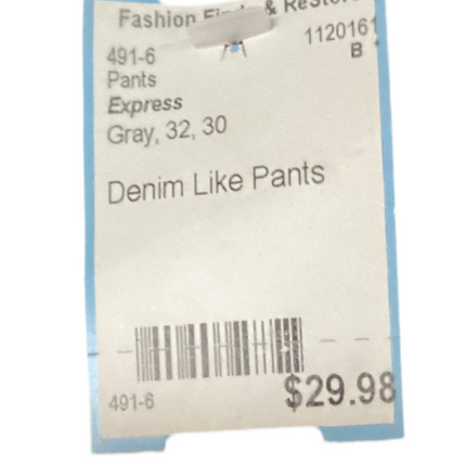 Men’s jeans original gray Express size 32