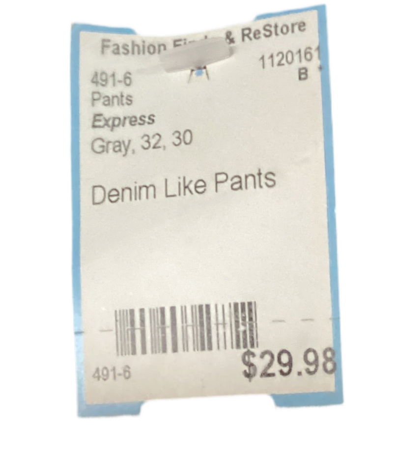 Men’s jeans original gray Express size 32