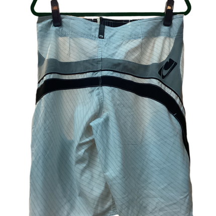 NWT Men’s swim trunks original white gray and black O’neill size 30