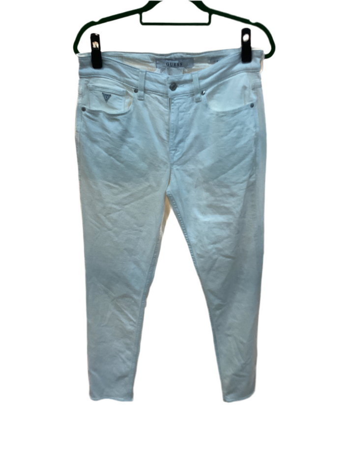 NWT men’s jeans original white Guess slim taper size 32
