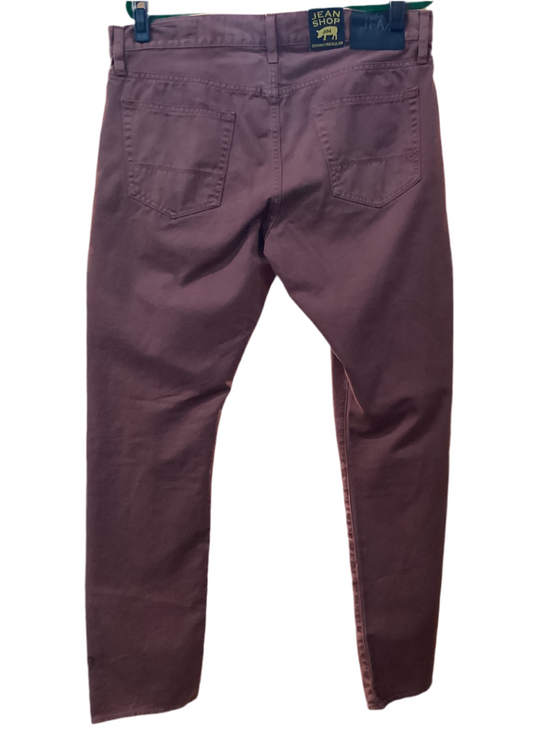 NWT men’s jeans slim/original burgundy Jean Shop size 36
