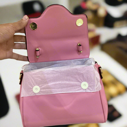 Faux La Medusa Pink Handbag